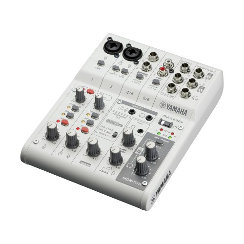 Mixer Livestream Yamaha AG06MK2 | White (Chính hãng)