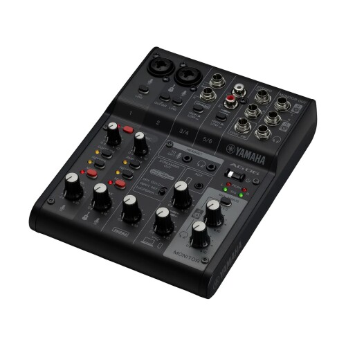 Mixer Livestream Yamaha AG06MK2 | Black (Chính hãng)