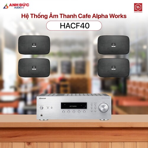 Hệ thống âm thanh cafe Alpha Works HACF40 (Chính hãng)