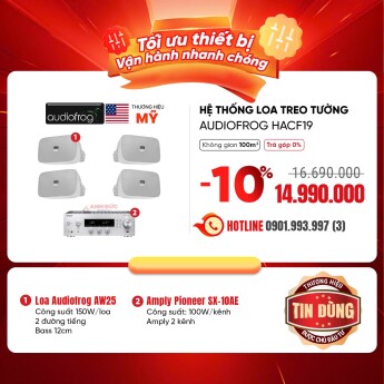 Hệ Thống Âm Thanh Cafe Audiofrog HACF19 (Chính Hãng)