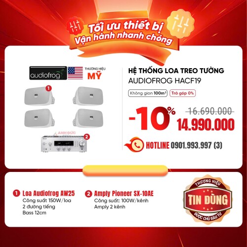 Hệ Thống Âm Thanh Cafe Audiofrog HACF19 (Chính Hãng)