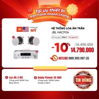 Hệ Thống Âm Thanh Cafe JBL HACF04 (Chính Hãng)
