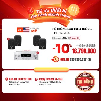Hệ Thống Âm Thanh Cafe JBL HACF20 (Chính Hãng)