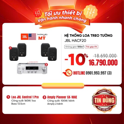 Hệ Thống Âm Thanh Cafe JBL HACF20 (Chính Hãng)