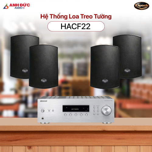Hệ Thống Âm Thanh Cafe Klipsch HACF22 (Chính Hãng)