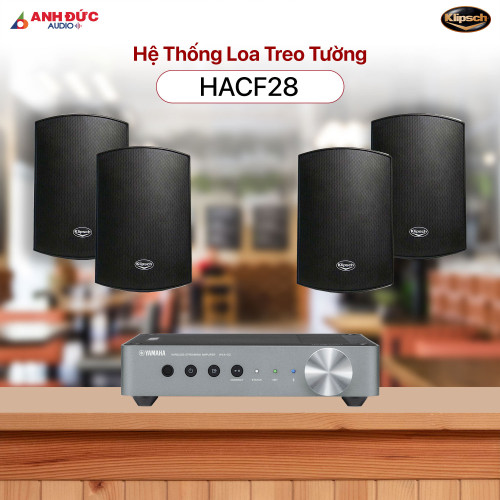 Hệ Thống Âm Thanh Cafe Klipsch HACF28 (Chính Hãng)