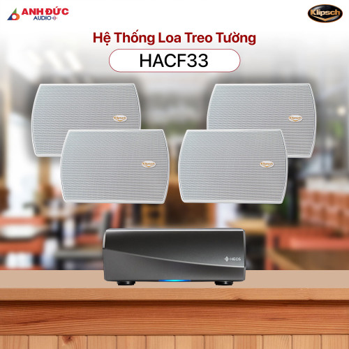 Hệ Thống Âm Thanh Cafe Klipsch HACF33 (Chính Hãng)