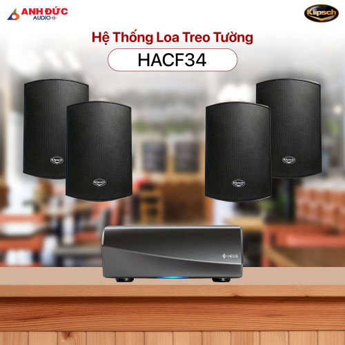 Hệ Thống Âm Thanh Cafe Klipsch HACF34 (Chính Hãng)