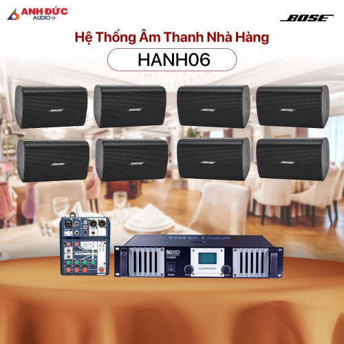 Hệ Thống Âm Thanh Nhà Hàng Bose HANH06 (Chính Hãng)