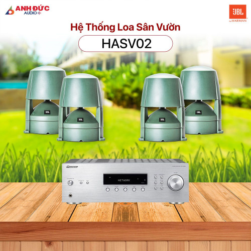 Hệ Thống Âm Thanh Sân Vườn JBL HASV02 (Chính Hãng)