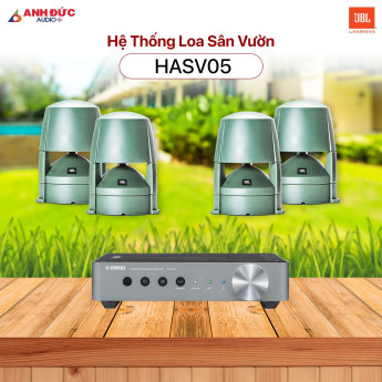 Hệ Thống Âm Thanh Sân Vườn JBL HASV05 (Chính Hãng)