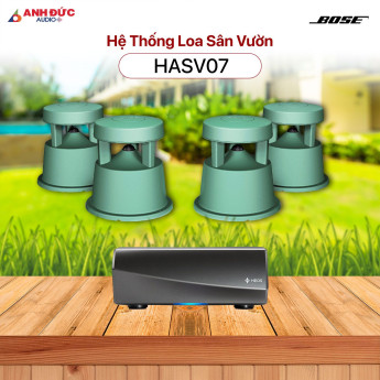 Hệ Thống Âm Thanh Sân Vườn Bose HASV07 (Chính Hãng)