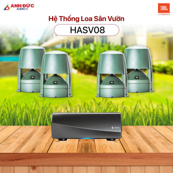 Hệ Thống Âm Thanh Sân Vườn JBL HASV08 (Chính Hãng)