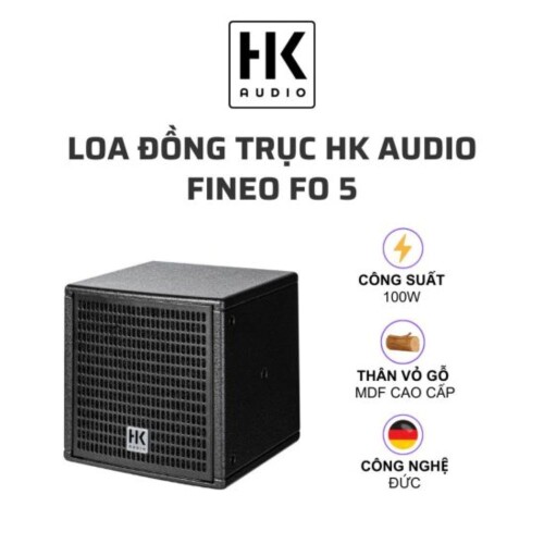 Loa HK Audio FINEO FO 5 | Black (Chính hãng)