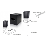 Khung treo chịu tải SE Audiotechnik M-F3A BF | Black (Chính Hãng)