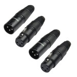 4 Đầu Giắc Canon cái Soundking CA117 (Chính hãng)