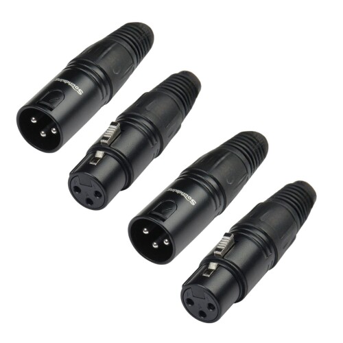 4 Đầu Giắc Canon cái Soundking CA117 (Chính hãng)