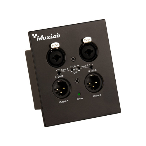 Dante 2-Channel XLR Wall-Plate (Chính Hãng)