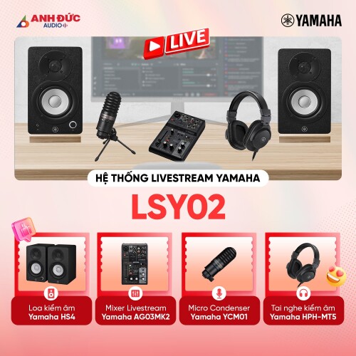 Bộ thu âm livestream Yamaha LSY02 (Black)