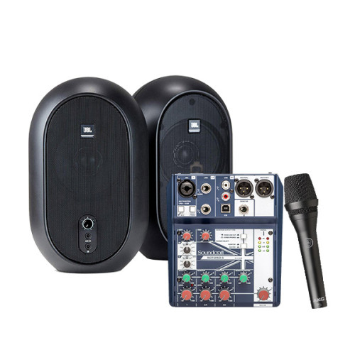 Loa JBL ONE Series 104 + Mixer Notepad 5 + Micro AKG P5i (Chính Hãng)