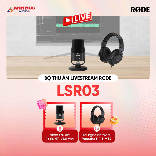 Bộ thu âm livestream Rode LSR03 (Chính hãng)