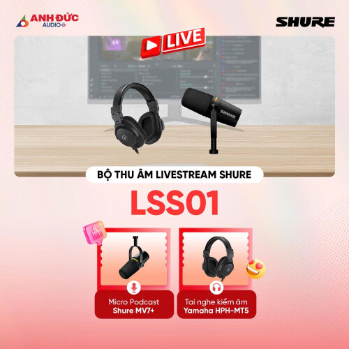 Bộ thu âm livestream Shure LSS01 (Chính hãng)
