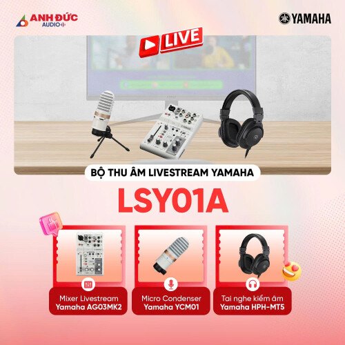 Bộ thu âm livestream Yamaha LSY01A | White (Chính hãng)