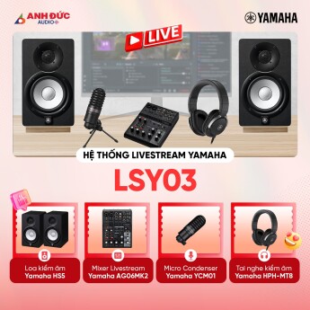 Bộ thu âm livestream Yamaha LSY03 | Black (Chính hãng)
