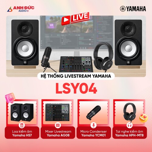 Bộ thu âm livestream Yamaha LSY04 | Black (Chính hãng)