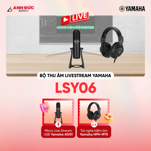 Bộ thu âm livestream Yamaha LSY06 | Black (Chính hãng)