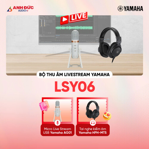 Bộ thu âm livestream Yamaha LSY06 | White (Chính hãng)