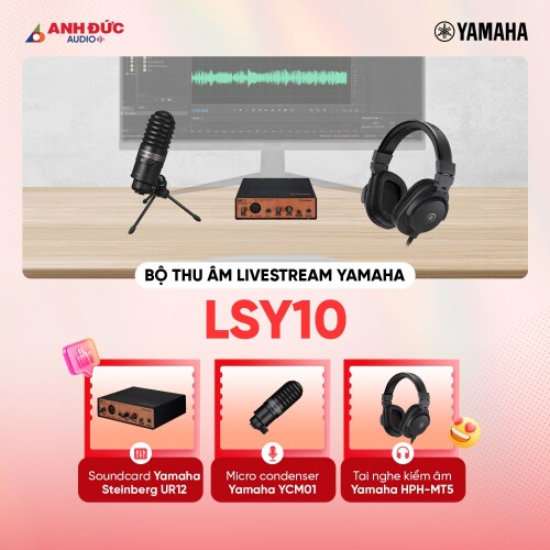 Bộ thu âm livestream Yamaha LSY10 | Black (Chính hãng)