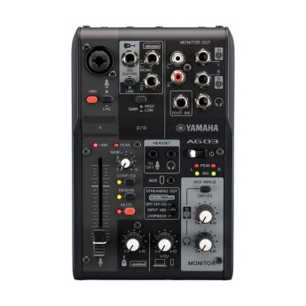 Mixer Livestream Yamaha AG03MK2 | Black (Chính hãng)