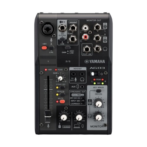 Mixer Livestream Yamaha AG03MK2 | Black (Chính hãng)