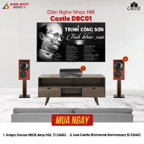 Dàn Nghe Nhạc Castle DBC01 (Chính hãng)