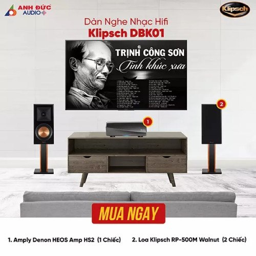 Dàn Nghe Nhạc Klipsch DBK01 (Chính hãng)