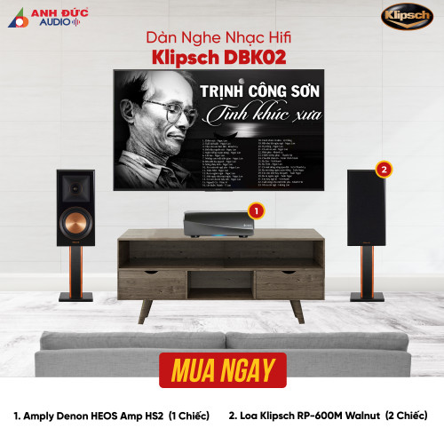 Dàn Nghe Nhạc Klipsch DBK02 (Chính hãng)