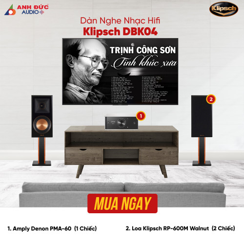 Dàn Nghe Nhạc Klipsch DBK04 (Chính hãng)