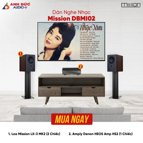 Dàn Nghe Nhạc Mission DBMI02 (Chính Hãng)