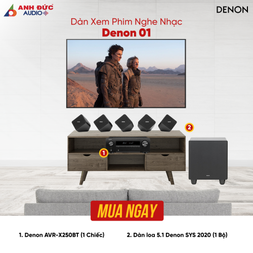 Dàn Xem Phim Nghe Nhạc Denon 01 (Chính Hãng)