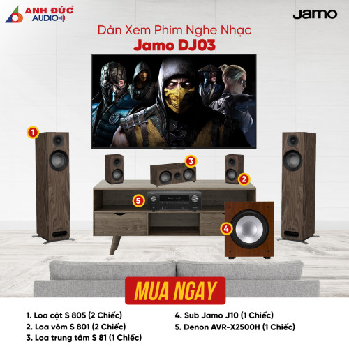Dàn Xem Phim Nghe Nhạc Jamo DJ03 (Chính Hãng)