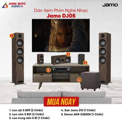 Dàn Xem Phim Nghe Nhạc Jamo DJ05 (Chính Hãng)