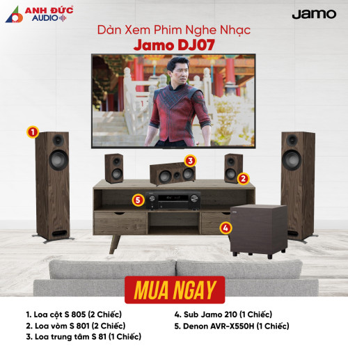 Dàn Xem Phim Nghe Nhạc Jamo DJ07 (Chính Hãng)