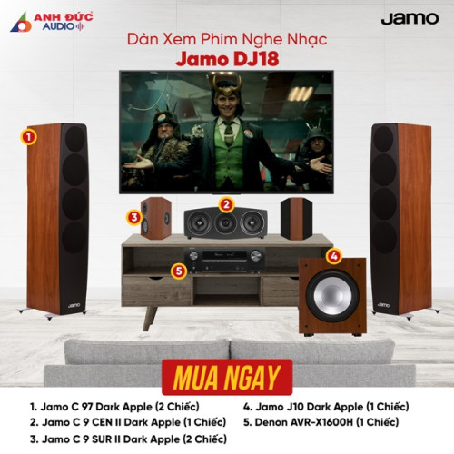 Dàn Xem Phim Nghe Nhạc Jamo DJ18 (Chính Hãng)