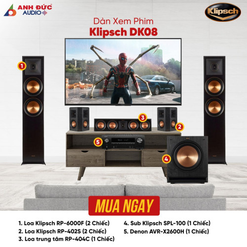 Dàn Xem Phim Klipsch DK08 (Chính Hãng)
