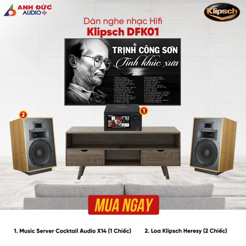 Dàn Nghe Nhạc Klipsch DFK01 (Chính Hãng)