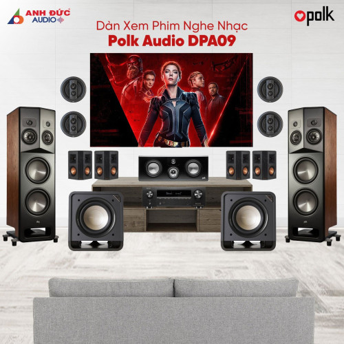 Dàn Xem Phim Nghe Nhạc Polk Audio DPA09 (Chính Hãng)