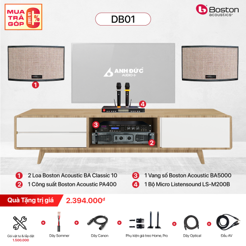 Dàn Karaoke Gia Đình Boston DB01 (Chính Hãng)