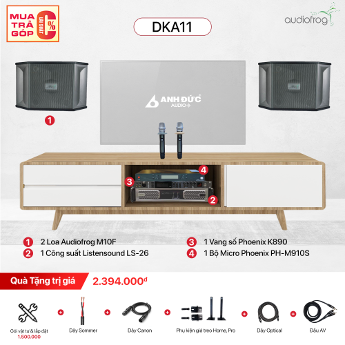 Dàn Karaoke Gia Đình Audiofrog DKA11 (Chính Hãng)