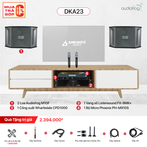 Dàn Karaoke Gia Đình Audiofrog DKA23 (Chính Hãng)